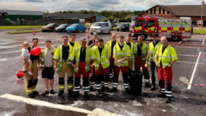 Tumble Fire Station Car Wash Raises Over £1,300 for Charity