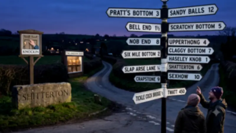UK's Rudest-Sounding Place Names: The Final Tour of Bottoms, Ends, and Knobs