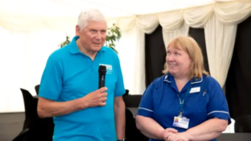 Volunteer Roger Latham Honored for 20 Years of Cardiac Rehab Support