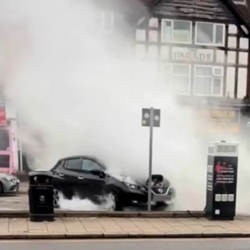 Warning After Electric Car Fire in Kings Heath High Street