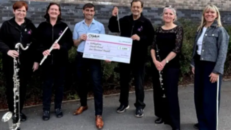 West Bridgford Band Gets £1,000 Boost from Wilkins Group for New Instruments