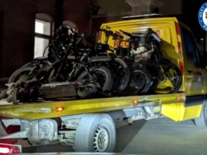 West Midlands Police seized 182 e-bikes and e-scooters in 2025