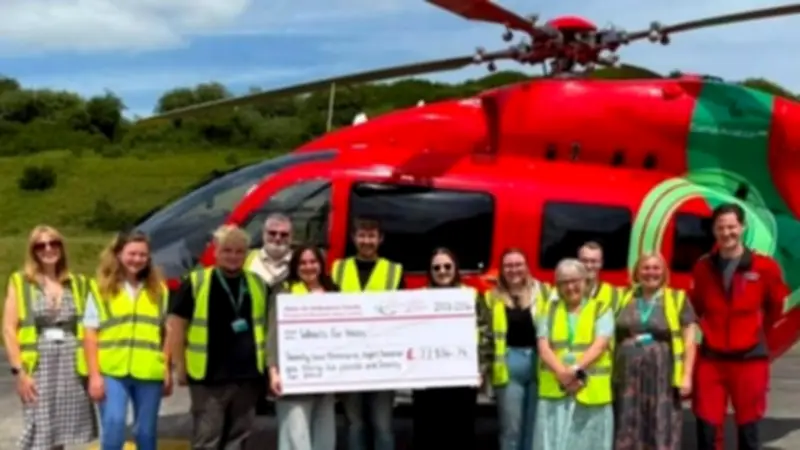 Wheels for Wales car festival raises over £22,800 for Wales Air Ambulance