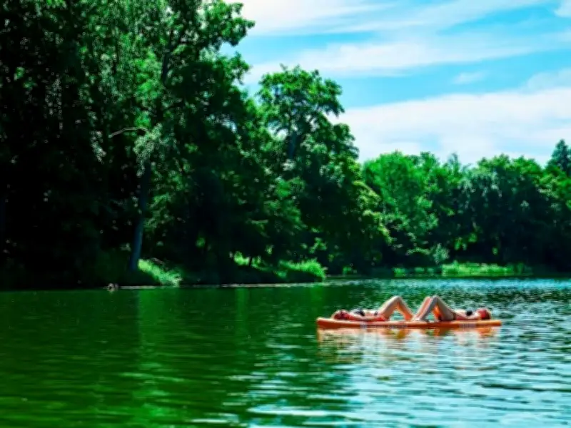 Wild Swimming Weekend at Capability Brown Park Near Birmingham
