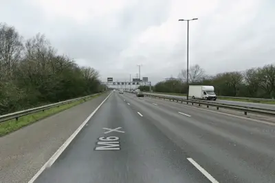 All Lanes Closed on M6 Near Sutton Coldfield After Serious Incident