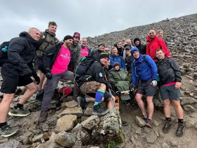 Aston Villa Fan Ted Haslam Meets Princess Kate During Three Peaks Challenge