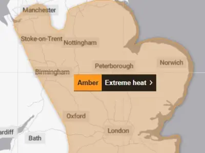 Birmingham Met Office Heat Alert Extended: Amber Warning Issued