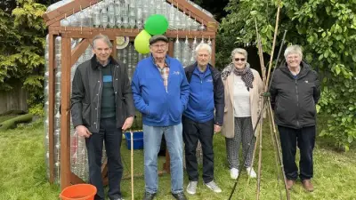 Deanery Primary pupils build eco-greenhouse with Rotary Club