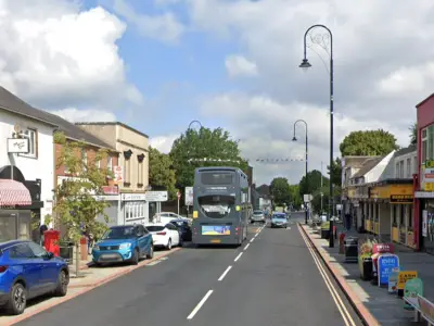 Firefighters Tackle Blaze Sending Black Smoke Over Brierley Hill High Street