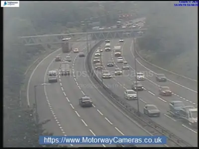 M6 Crash Causes Three Miles of Queues Near Spaghetti Junction