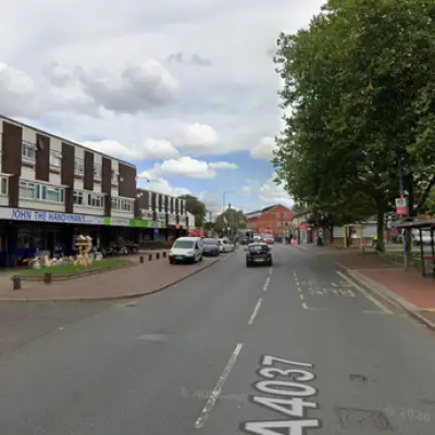Man dies after car crashes into building in Tipton, six injured