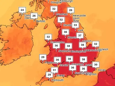 Met Office Issues Red Extreme Heat Warning for Birmingham as Temperatures Could Reach 39C
