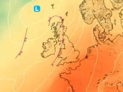 Met Office Maps Turn Orange as 28C Hot Spell Approaches but Thunderstorms Loom