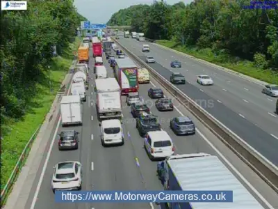 Multi-vehicle crash on M6 in Staffordshire causes traffic delays