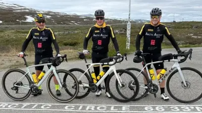 Rochdale Trio Completes Arctic Cycle Challenge in Friend's Memory