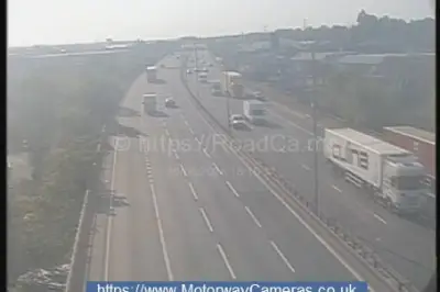 Three Lanes Closed on M6 Northbound After Collision Near Birmingham