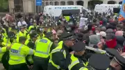 Anti-racist protestors in Birmingham turn on police, undermining peaceful message