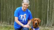 Army veteran Diane Newton volunteers as puppy socialiser for Support Dogs charity