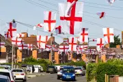 England flags return to UK's most patriotic street after council safety row resolved