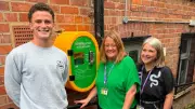Life-saving defibrillator installed outside Stockport carers charity