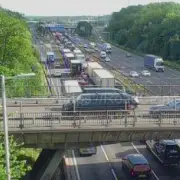 Major M6 Delays After Multi-Vehicle Crash Causes Oil Spill
