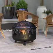 Outsunny 2-in-1 Fire Pit BBQ Now £60, Cheaper Than Amazon
