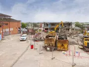Prescot Shopping Centre Demolition Completed for Town Regeneration