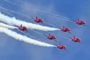 Red Arrows Dazzle Crowds at Cosford Air Show 2025
