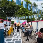Secret Greek Garden in Birmingham's Moseley Is a Holiday Escape
