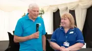 Volunteer Roger Latham Honored for 20 Years of Cardiac Rehab Support