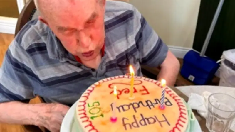 105-Year-Old Care Home Resident Credits Longevity to Staying Active