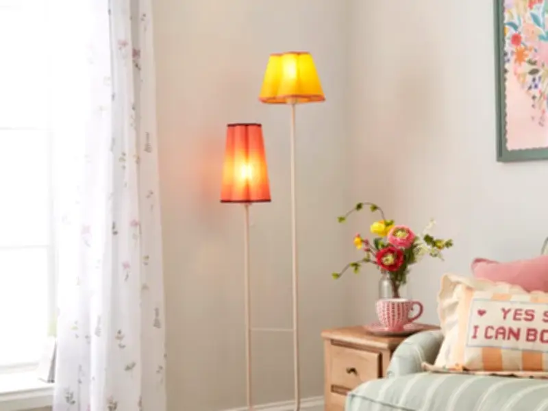 Dunelm's £99 'Retro' Double Floor Lamp Wins Over Homeowners