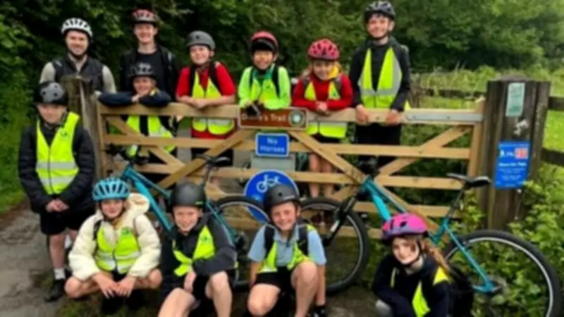 Pupils Complete 24km Ride to Mark School Bike Hub Anniversary
