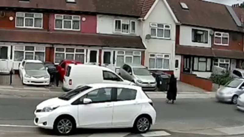 Shocking moment woman knocked down by hit-and-run driver in Birmingham