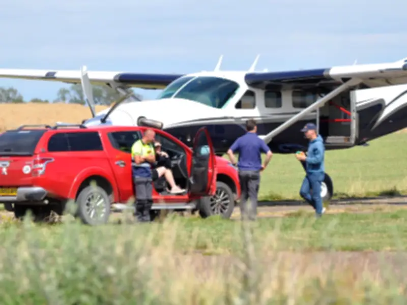 Skydiving Incident at Langar Airfield Prompts Major Emergency Response