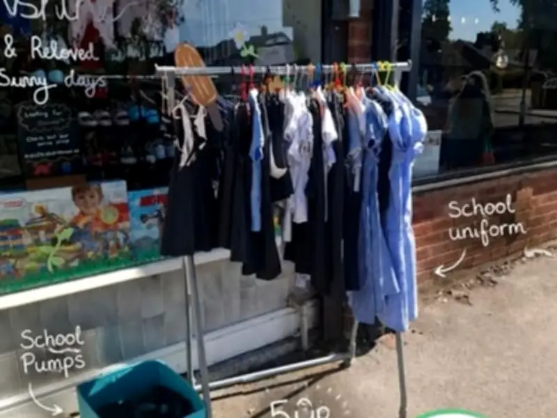 Solihull mum launches 50p school uniform rail at pre-loved kids clothes shop