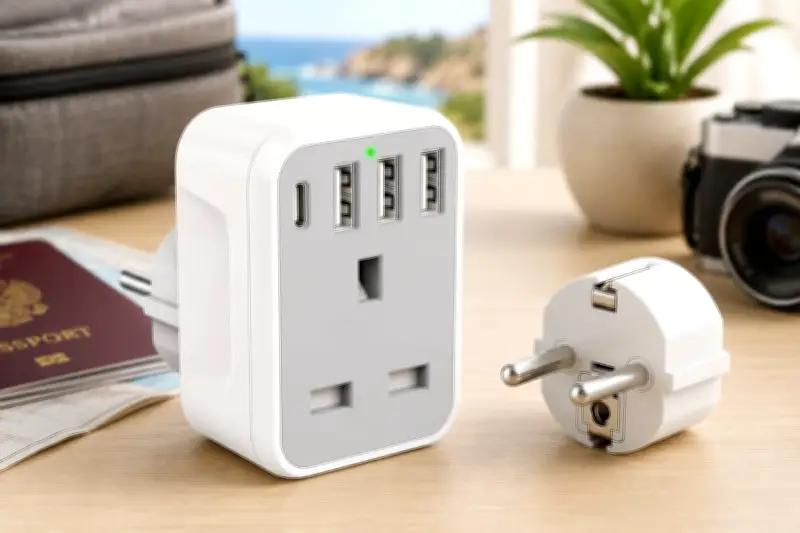 Travel Adapter for Europe with USB Ports Sold on Amazon