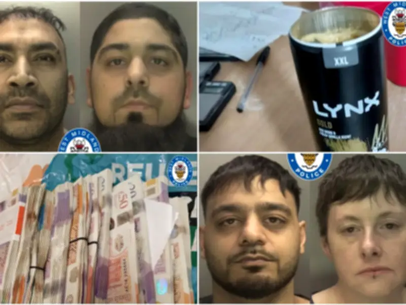 West Midlands 'Ace' County Line Gang Busted with Cash in Lynx Deodorant