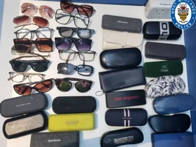 Birmingham Thief Jailed: Stolen Sunglasses Haul Awaits Owners