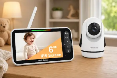 Budget HelloBaby Video Baby Monitor Drops to £29.99 in Amazon Deal