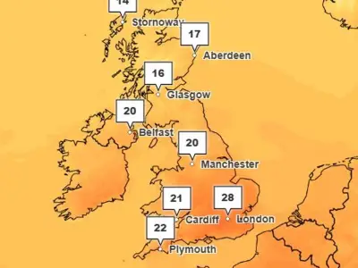 Met Office: 'Increasingly Hot' Next Week After 28C Weekend in Midlands