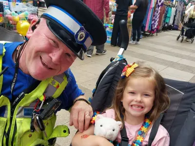 PCSO Kenny Lewis Saves Choking Toddler Roxy in Bilston Town Centre