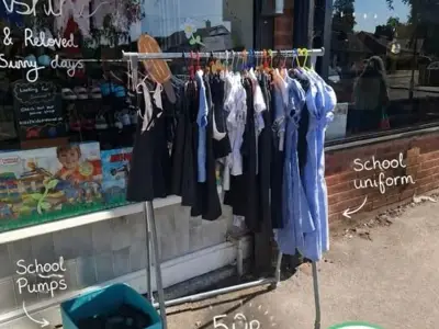 Solihull mum launches 50p school uniform rail at pre-loved kids clothes shop