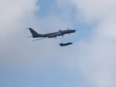 UK F-35 Jets Intercept Russian Aircraft Over Unsafe Maneuvers Near Carrier Group