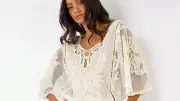 Roman's Dusk Lace Blouse: Elegant Summer Top with 10% Off Sale